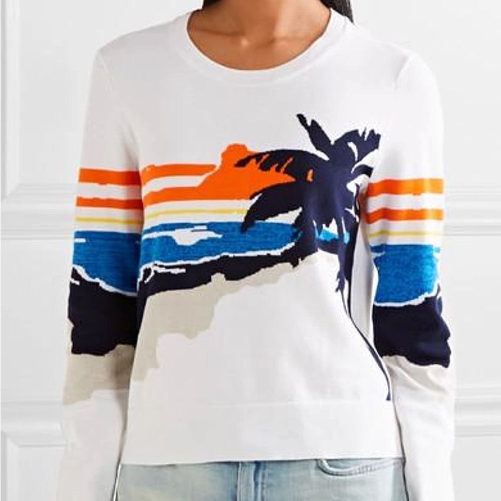 Rag and Bone Nicki Graphic Pullover Sweater